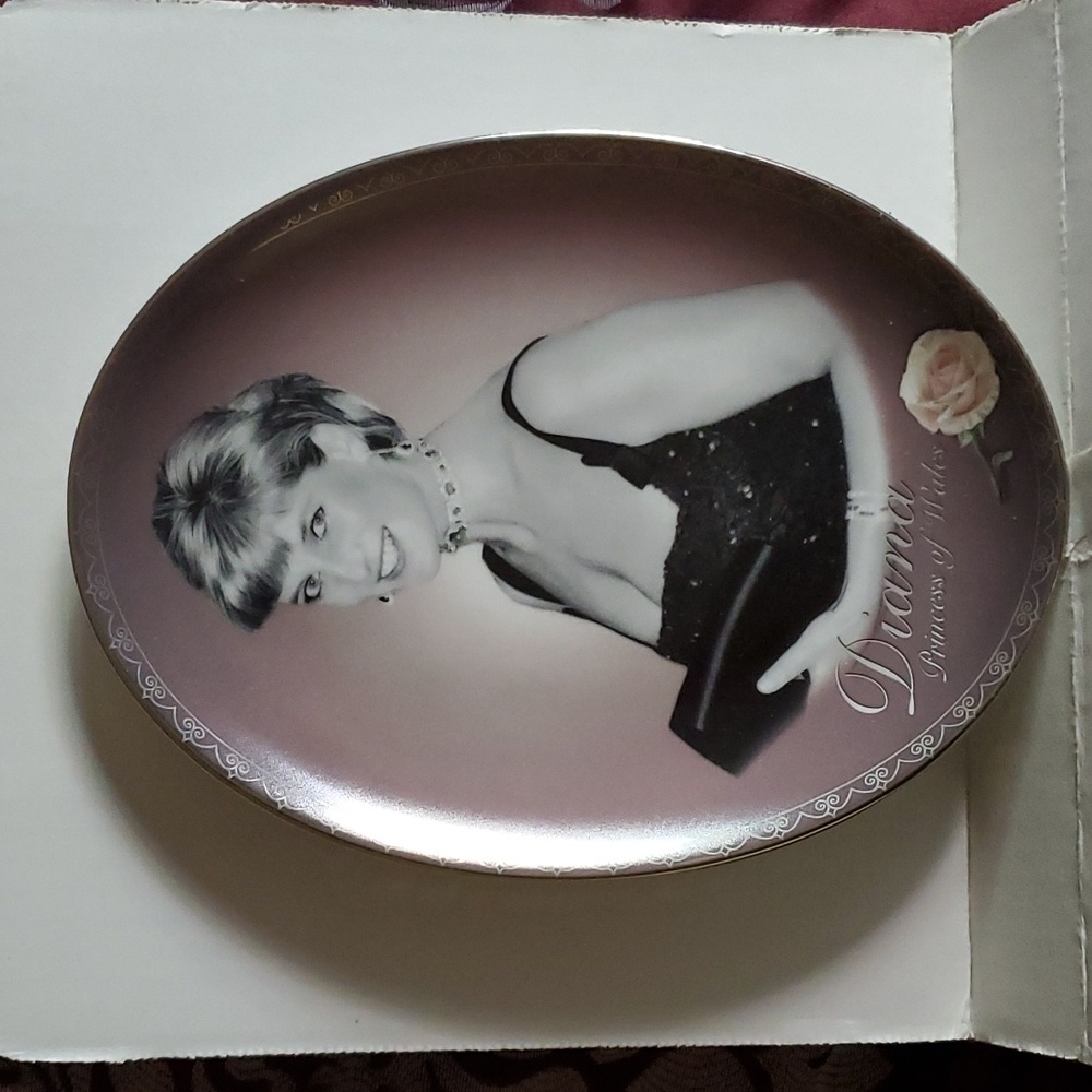 Bradford Exchange Potraits of Diana collection Plate.